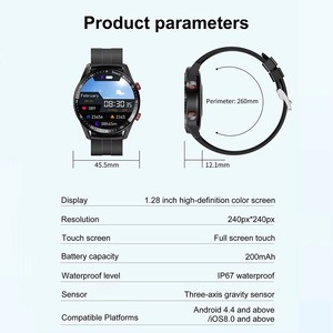 นาฬิกา Drioshipping Watch Surface Hiwatch Plus APP ของแท้จากโรงงาน สายรัดข้อมืออัจฉริยะสุดหรูสำหรับผู้ชาย - Product Image 6