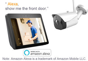 Tuya <span class=keywords><strong>caméra</strong></span> extérieure intelligente wifi cctv <span class=keywords><strong>caméra</strong></span> bullet 1080P <span class=keywords><strong>compatible</strong></span> avec <span class=keywords><strong>Alexa</strong></span> et Google Home - Product Image 6