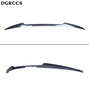 DGRCCS CLS C218 W218 CS สไตล์คาร์บอนไฟเบอร์ขัดเงา สปอยเลอร์หลัง ปีกท้ายรถ ปี 2011-2019 ติดตั้งด้วยเทป - Product Image 5