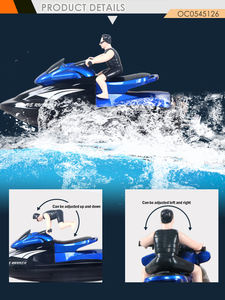 Kapal Motor Keren Anak-anak, Kit Remot Kontrol 4CH <span class=keywords><strong>Rc</strong></span> Mini - Product Image 3