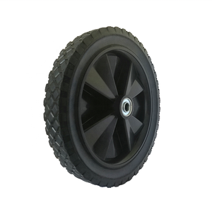 12 pouces roues en plastique solide pneu en caoutchouc pour <span class=keywords><strong>tondeuse</strong></span> à gazon générateur roue épandeur - Product Image 2