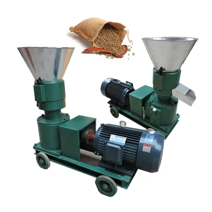 Factory Supply electric feed pellet machine animal feed pellet machine sunflowed meal poultry feed pellet mill