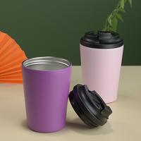 JWH 2025 Tasse de sport en acier inoxydable à double paroi isolée de 12oz Tasse à café extérieure écologique