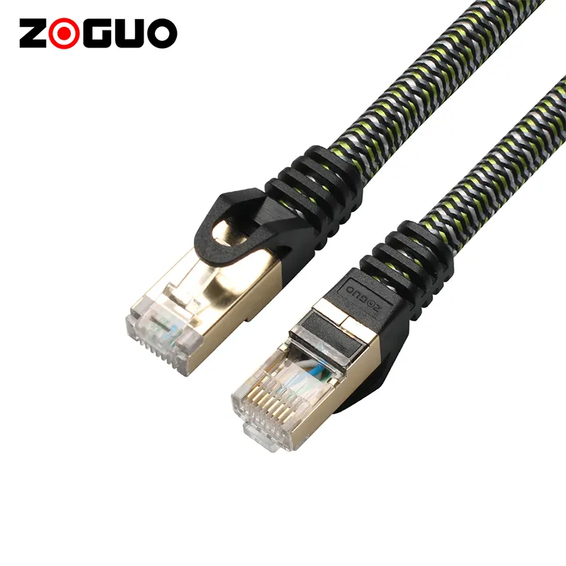 Kabel Jaringan Ethernet Profesional Desain Baru, Kabel Lan 8 Kucing Panjang 0.5M Hingga 50 Meter