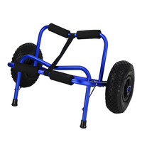 Chariot en aluminium pour kayak et canoë Chariot de plage avec roues et remorque pour porte-bateaux Support OEM personnalisé