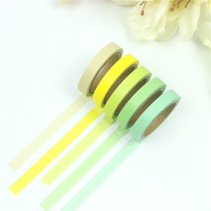 Pure Color Masking <b>Tape</b> 3 5 7.5mm Narrow Strips For Planner Borders Decorative Stickers - Product Image 2