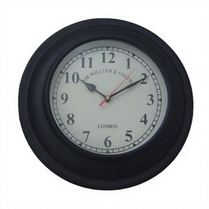 Living Room Home Decorative <b>Wall</b> <b>Clocks</b> Eco Friendly <b>Vintage</b> Style Elegant Metal and Wooden Frame Classical <b>Clock</b> For Sale - Product Image 1
