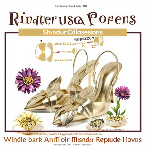 Nuevas Sandalias de Tacón Alto con Punta en Pico, Elegantes y Sensuales para Verano, Casuales para Exteriores, con Lazo Dorado, Tacón Delgado, Pantuflas de Tacón Alto para Mujer - Product Image 3