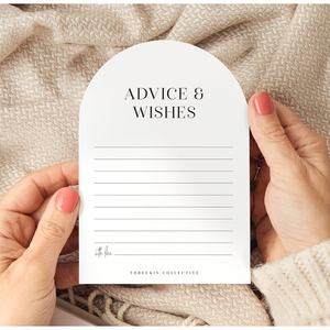 Tarjetas de deseos de consejos para despedida de soltera, Baby Shower, graduación, tarjetas de notas de recuerdo de jubilación para invitados 5x7 - Product Image 2