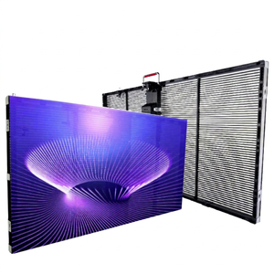 จอ LED โปร่งใสติดผนังจากโรงงานโดยตรง ความสว่าง 4000cd รองรับ 4K อ่านได้กลางแจ้ง ใช้กับผนังกระจก ร้านค้า มาตรฐาน IP65 - Product Image 1