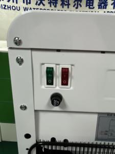 Distributore di refrigeratore d'acqua di lusso 3 rubinetti compressore di raffreddamento in plastica distributore di acqua in bottiglia caldo e freddo - Product Image 4