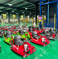 Kart à pédales électrique commercial de gros de haute qualité pour enfants et adultes, ensemble complet pour l'extérieur