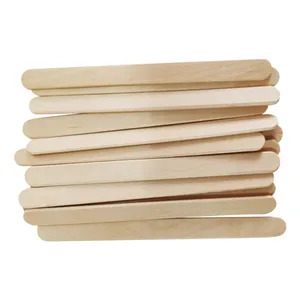 Factory Wholesale Disposable Biodegradable Ice Cream Sticks Wooden Tablewares