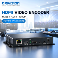 ORIVISION EH1211 Mini encodeur vidéo HDMI H.265/H.264 1080P, diffusion en continu RTMP, SRT, RTSP, RTP, HLS, avec enregistrement USB/TF et sortie en boucle pour la retransmission