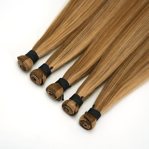 Nueva extensión <span class=keywords><strong>de</strong></span> cabello humano natural virgen tejida a mano, la más vendida, se puede cortar sin que se caiga, ligera e <span class=keywords><strong>invisible</strong></span> - Product Image 2