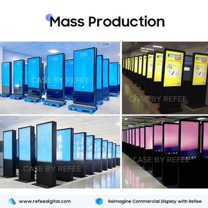Refee LCD kỹ thuật số biển media player trong nhà Android tương tác màn hình quảng cáo sàn đứng tự phục vụ kinh doanh hoạt hình - Product Image 4