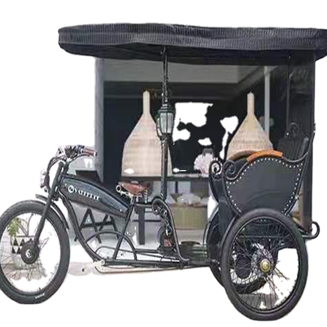 2022 новые горячее предлоене Электрический трех колесный велосипед для осмотра достопримечательностей 3 колеса пассажирский грузовой экскурсионный велосипед для взрослых такси