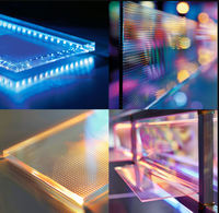 Vente en gros Film guide de lumière LED Feuille de guidage de lumière LGF Feuille de diffuseur et film réfléchissant