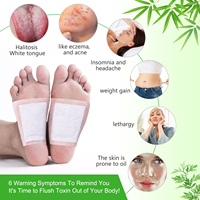 ENWEI Relax Pieds Patch Herbal Bambou Vinaigre Gingembre Nettoyage En Profondeur Detox Soins Des Pieds Coussinets Bouche Nasale & Corps Patchs