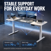 Bureau électrique silencieux AOR Home, bureau d'ordinateur, bureau d'apprentissage, design moderne, personnalisation, toutes les couleurs, vente en gros d'usine