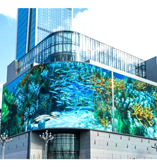 Outdoor Flexible Full Color LED Billboard Display P5 Curve Bending Screen SDK 8000 Nits High Brightness IP65 Waterproof OEM