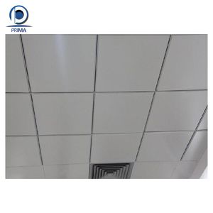 Prima köşebent yangına dayanıklı 3d duvar yanlış türleri alüminyum <span class=keywords><strong>armstrong</strong></span> fayans fiyat yanlış kanal çatı paneli - Product Image 5