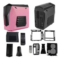 Computer Case With Power Supply Games Cases and Towers Desktop Dustproof Brushed Aluminium for Water Cooling Fan 120Mm Rgb Set