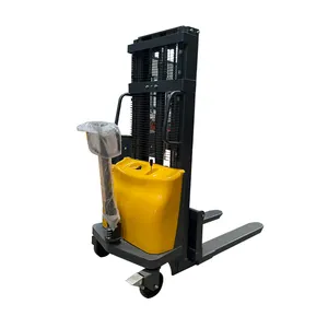Customized 0.5T 1T 1.5T Warehousing Forklift Semi Electric Stacker Pallet Lifter