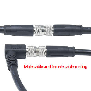 สายอุตสาหกรรมวงกลม M5 M12 M9 M16 2 3 4 5 6 7 8 9 10 12 13 14 16พินปลั๊กสายเคเบิลตัวผู้ตัวเมียกันน้ำขั้วต่อ M8 5ขา - Product Image 4