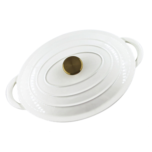 <span class=keywords><strong>Prix</strong></span> d'usine, <span class=keywords><strong>cocotte</strong></span> en <span class=keywords><strong>fonte</strong></span> émaillée de couleur blanche de 7,7 L, <span class=keywords><strong>cocotte</strong></span> ovale pour rôtir la dinde, <span class=keywords><strong>cocotte</strong></span> en <span class=keywords><strong>fonte</strong></span> de couleur blanche - Product Image 4