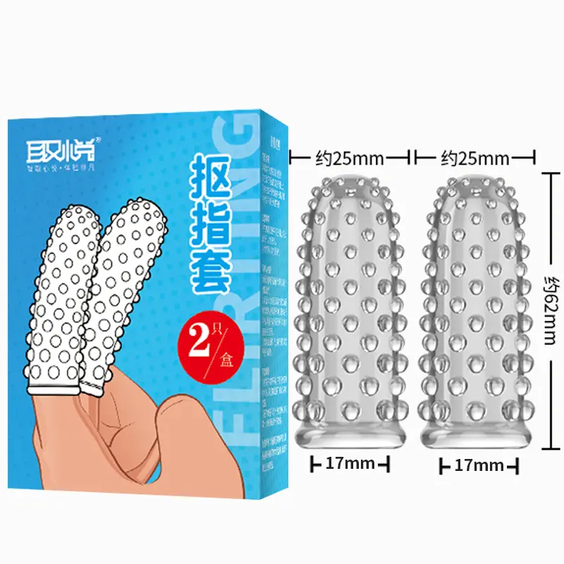 Giocattoli del sesso per le donne Spike Finger preservativo G Spot Vagina ano clitoride stimolatore Finger Sleeve Sex