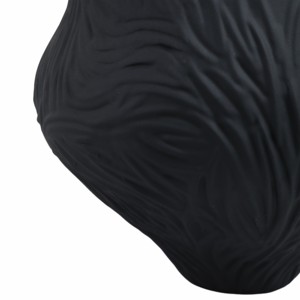 Vaso Moderno in Porcellana con Texture Ondulata, Decorazione Scultorea per Soggiorno e Camera da Letto - Product Image 5