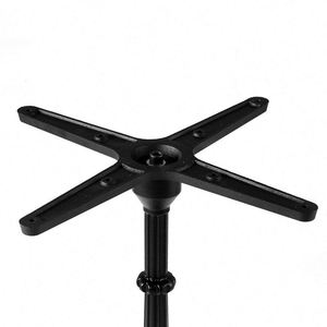 WEKIS Modern Classic Heavy Duty Restaurant Hospital <b>Kitchen</b> <b>Table</b> Base X-Base Metal Cast Iron Dining <b>Table</b> Base Only Black - Product Image 5