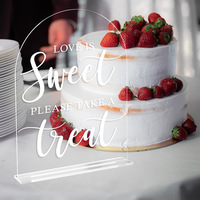 Support de table en acrylique vierge en forme d'arche 5x7 pouces pour numéros de table de mariage, base de signalisation événementielle DIY, vente en gros personnalisée