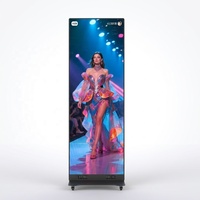 Écran d'affichage LED intelligent P1.8 P2.5, affichage publicitaire numérique sur pied, signalisation numérique Full HD, animation intérieure, texte, agence, centre commercial
