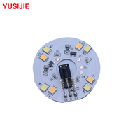 Carte de circuit imprimé PCBA LED YSJ-462 avec télécommande, commutation de bouton de gradation en continu à trois couleurs