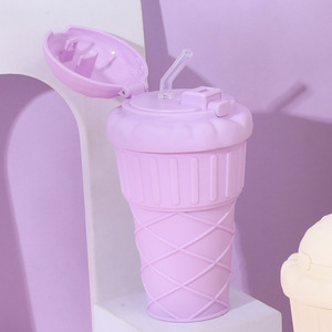 Yafchi Ice Cream Cup Reusable Plastic Drinkware For Outdoor Use Gift - Product Image 2