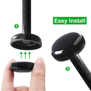 Kết thúc cap feet chèn 1.5 inch Patio đồ nội thất chân, Patio đồ nội thất chỗ ngồi glides, Vòng ngoài trời Ghế chân bảo vệ sàn - Product Image 5