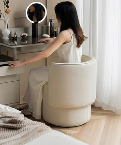 Ghế trang điểm phòng ngủ chính ghế trang điểm phân cao cấp bàn trang điểm phòng ngủ Ghế xoay Ghế tựa lưng - Product Image 1
