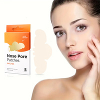 Patchs nasaux hydratants hydrocolloïdes Huainan Hall, absorbent l'acné, les pores et les points noirs, bande de suppression des points noirs, patchs corporels nasaux 12cm*8cm