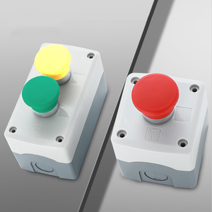 Bouton poussoir de démarrage/arrêt du moteur étanche YIJIA 22 mm XB2, tête de champignon rouge et verte - Product Image 5