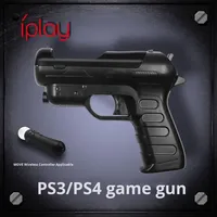 Paquete de 2 experiencias inmersivas mejoradas para controlador PS4 VR, pistola de luz, soporte auxiliar para pistola de tiro, controlador MOVE para juegos