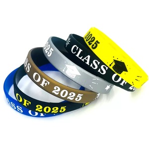 Silikon Armbänder Beliebte benutzer definierte Armband Geschenke Flach bedruckte Silikon Armband Silikon Armband - Product Image 4