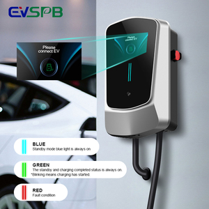 Estación de Carga para Vehículos Eléctricos de 11KW/22KW, Inteligente, de Pared, GBT, V2G, Carga Rápida DC, Alimentada por Panel Solar - Product Image 1
