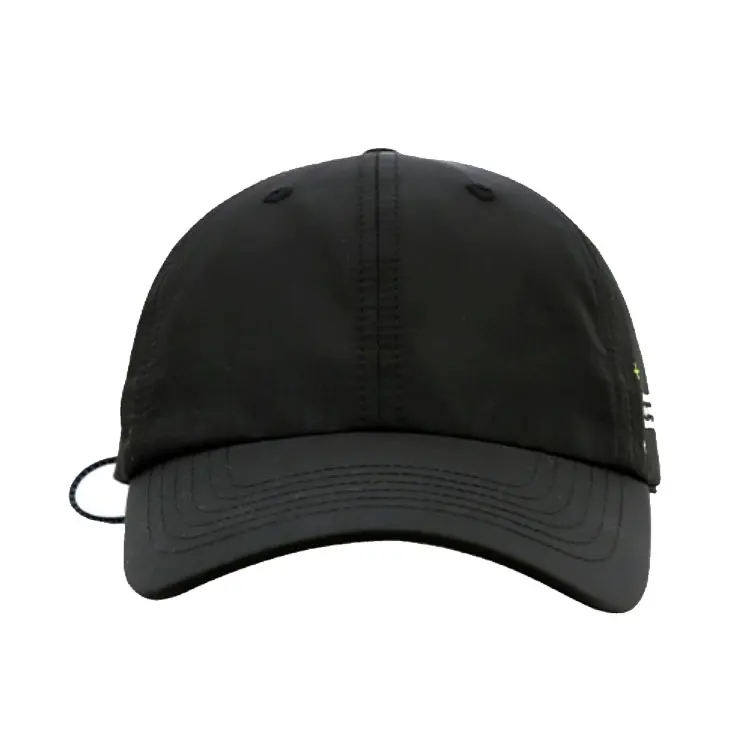 Casquette de baseball à boucle avec cordon de serrage réglable 6 panneaux avec impression de logo personnalisé vierge de qualité supérieure de haute qualité