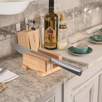Support universel pour couteaux et planche à découper en bois, accessoires de cuisine modernes et durables