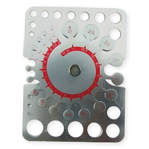 Calibrador de Diamantes KB s205, Estimador de Peso de 4ct a 0.03 Quilates, Placa de Medición de Tamaño en Milímetros, Calibrador Tipo Abanico, Herramientas y Suministros para Joyería - Product Image 1