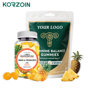 Marque privée Santé féminine féminine Gommes en fibres prébiotiques bonnes bactéries Bonbons probiotiques Bonbons pour les femmes Aide à nourrir les intestins - Product Image 1