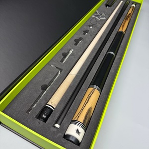 Taco de billar Qianyi 2026, nuevo modelo, con <span class=keywords><strong>2</strong></span> flechas (1 de carbono + 1 de arce), puntas de 12.2mm/11.8mm, juego de tacos de billar profesional - Product Image 1