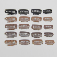Clips de Acero Inoxidable al por Mayor para Pelucas y Extensiones de Cabello Humano o de Plumas